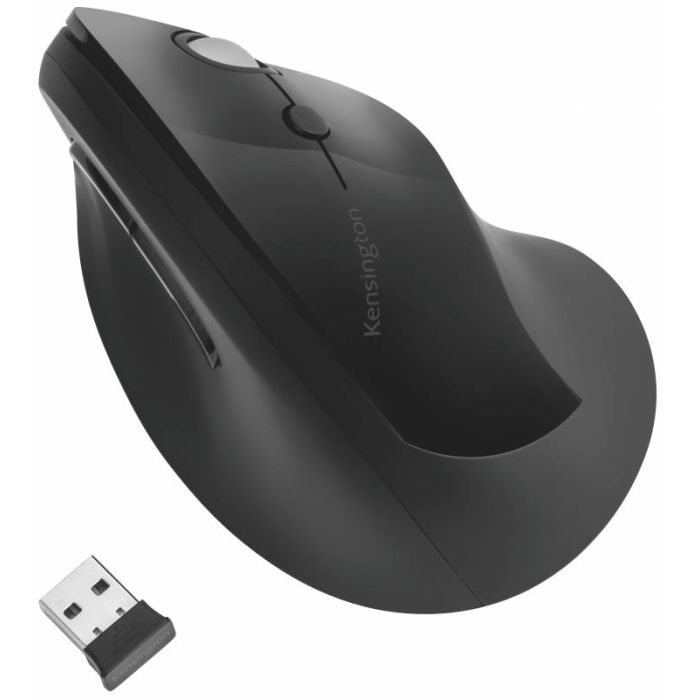 Kensington Raton Inalambrico Vertical PRO Fit Ergo - Mejora de Postura - Contorno Natural - Negro