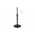 Kensington A1010 Soporte de Sobremesa Telescopico para Microfonos de Videoconferencia, Camaras Web y Sistemas de Iluminacion - Extensible de 305 a 483mm - Organizacion de Cables - Base Antideslizante - Configuracion Profesional