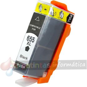 HP 655 Negro Cartucho de Tinta Generico - Reemplaza CZ109AE