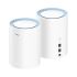 Cudy M1200 Pack de 2 Sistemas WiFi Mesh AC1200 Dual Band - 867Mbps en 5GHz, 300Mbps en 2,4GHz - 1x Puerto LAN 10/100Mbps, 1x Puerto WAN 10/100Mbps - 2 Antenas Internas