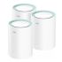 Cudy M1300 Pack de 3 Sistemas WiFi Mesh AC1200 Dual Band - 867Mbps en 5GHz, 300Mbps en 2,4GHz - 1x Puerto LAN 1000/100/10Mbps, 1x Puerto WAN 1000/100/10Mbps - 2 Antenas Internas