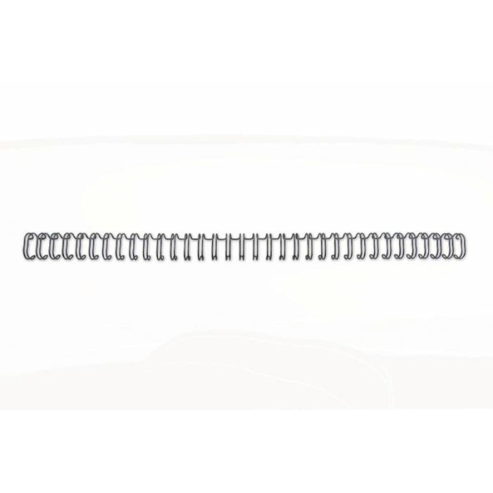 GBC Wirebind Encuadernacion de Alambre 3:1 No.5, 8mm - A4 Negro (100) - Duraderas - Proteccion de Espaciado de Precision - Construccion de Alambre de Doble Bucle - Flexible - Seguro - Amplia Gama de Tamaños y Colores - Profesional