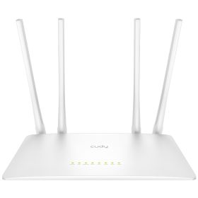 Cudy WR1200 Smart Router WiFi AC1200 Doble Banda - 1x Puerto Wan 100/10 Mbps y 4x Puertos Lan 100/10 Mbps - 4 Antenas Externas