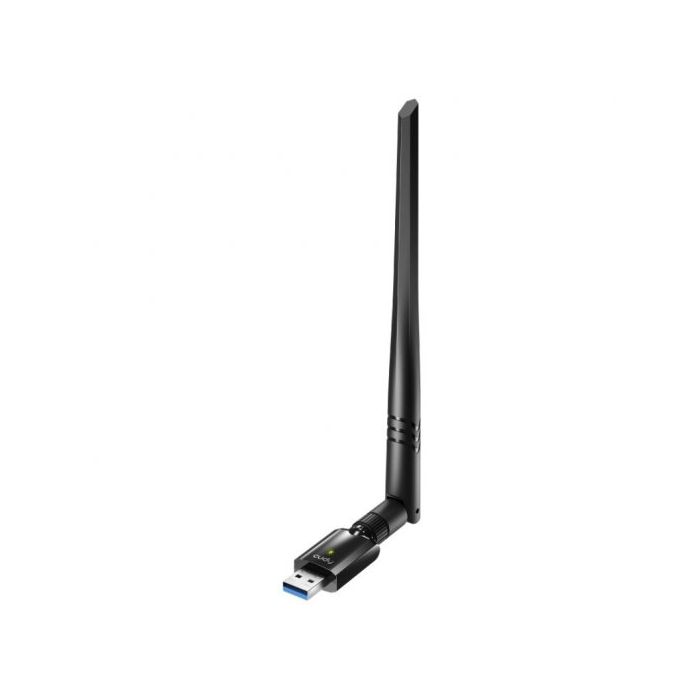 Cudy WU1400 Adaptador de Red USB 3.0 AC1300 Wi-Fi Doble Banda - Hasta 867Mbps en 5GHz - Antena de Alta Ganancia