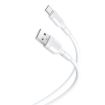 XO Cable de Carga y Transmision de Datos Tipo C - Longitud 1m - Silicona Suave y Duradera - Alta Velocidad 5V, 2.1A - Conector Tipo C (Negro)