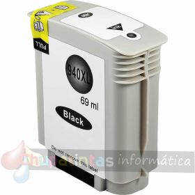 HP 940XL Negro Cartucho de Tinta Pigmentada Genérico - Reemplaza C4902AE/C4906AE-1