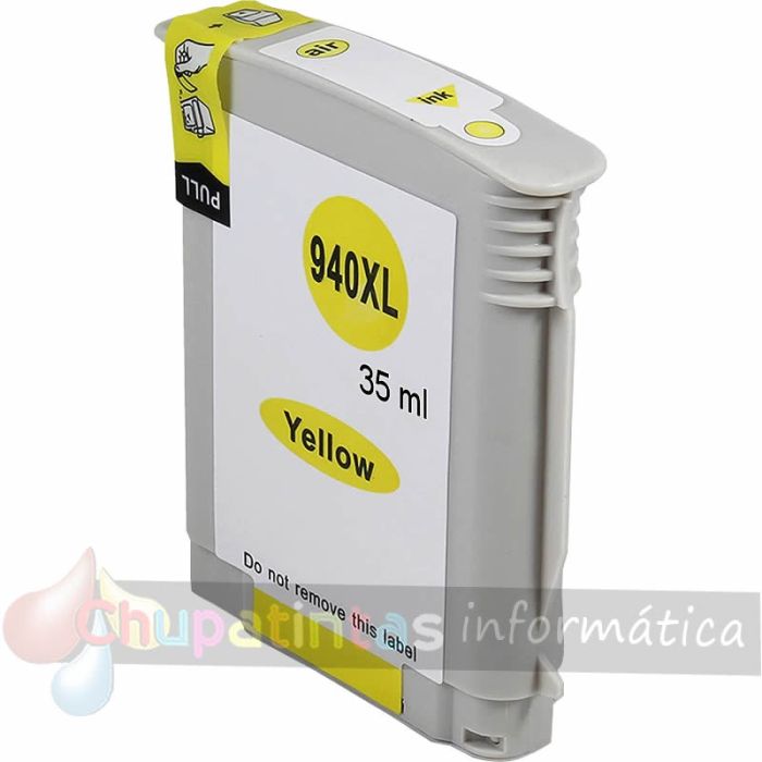 HP 940XL Amarillo Cartucho de Tinta Genérico - Reemplaza C4909AE-1