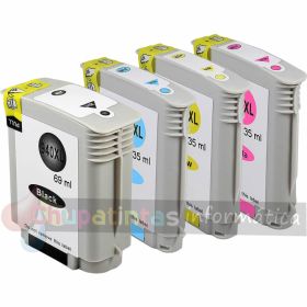 HP 940XL Pack de 4 Cartuchos de Tinta Genéricos-1