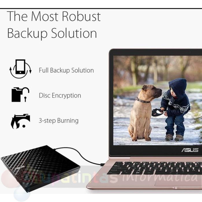 Asus SDRW-08D2S-U Lite Grabadora DVD 8x Slim Externa USB-6