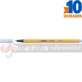 Stabilo Point 88 Rotulador de Punta Fina de Fibra Trazo 0.4 mm Azul Hielo-1