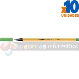 Stabilo Point 88 Rotulador de Punta Fina de Fibra Trazo 0.4 mm Verde-1