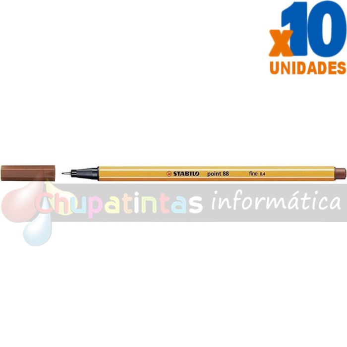 Stabilo Point 88 Rotulador de Punta Fina de Fibra Trazo 0.4 mm Sanguina-1