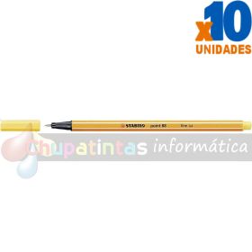 Stabilo Point 88 Rotulador de Punta Fina de Fibra Trazo 0.4 mm Amarillo-1