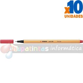 Stabilo Point 88 Rotulador de Punta Fina de Fibra Trazo 0.4 mm Rojo Óxido-1