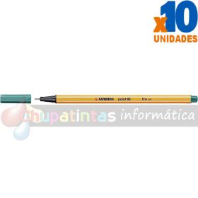 Stabilo Point 88 Rotulador de Punta Fina de Fibra Trazo 0.4 mm Turquesa-1