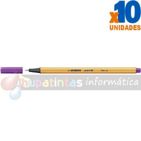 Stabilo Point 88 Rotulador de Punta Fina de Fibra Trazo 0.4 mm Azul Lila-1