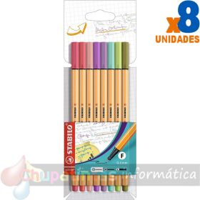 Stabilo Point 88 Pack de 8 Rotuladores colores surtidos-1