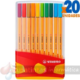 Stabilo Point 88 Pack de 20 Rotuladores colores surtidos-1