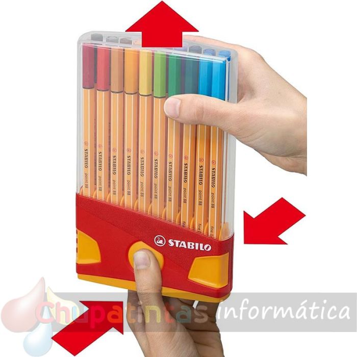 Stabilo Point 88 Pack de 20 Rotuladores colores surtidos-2