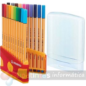 Stabilo Point 88 Pack de 20 Rotuladores colores surtidos-3