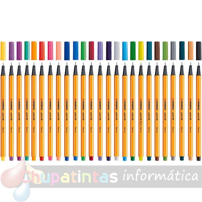 Stabilo Point 88 Pack de 25 Rotuladores colores surtidos-3