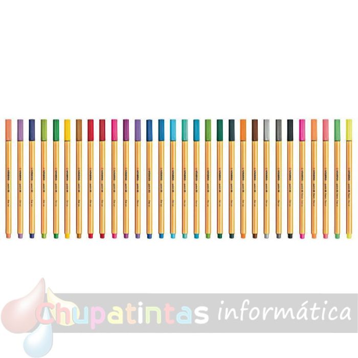 Stabilo Point 88 Pack de 30 Rotuladores colores surtidos-4