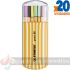 Stabilo Point 88 Zebrui Pack de 20 Rotuladores colores surtidos-1