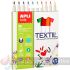 Apli Kids Rotuladores Textil - Pack 10 Unidades - 2.9mm -Colores Surtidos Resistentes Al Lavado-1