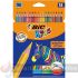 Bic Kids Evolution Stripes Caja de 18 Lápices de Colores Surtidos-1