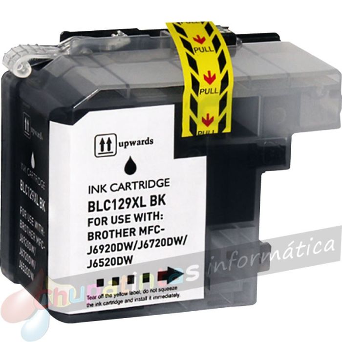 Brother LC129XL Negro Cartucho de Tinta Generico - Reemplaza LC129XLBK
