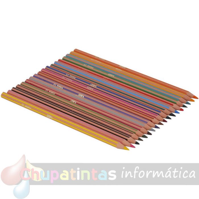 Bic Kids Evolution Stripes Caja de 24 Lápices de Colores Surtidos-6