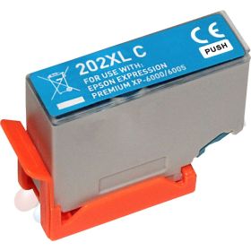 Epson 202XL Cian Cartucho de Tinta Genérico - Reemplaza C13T02H24010/C13T02F24010