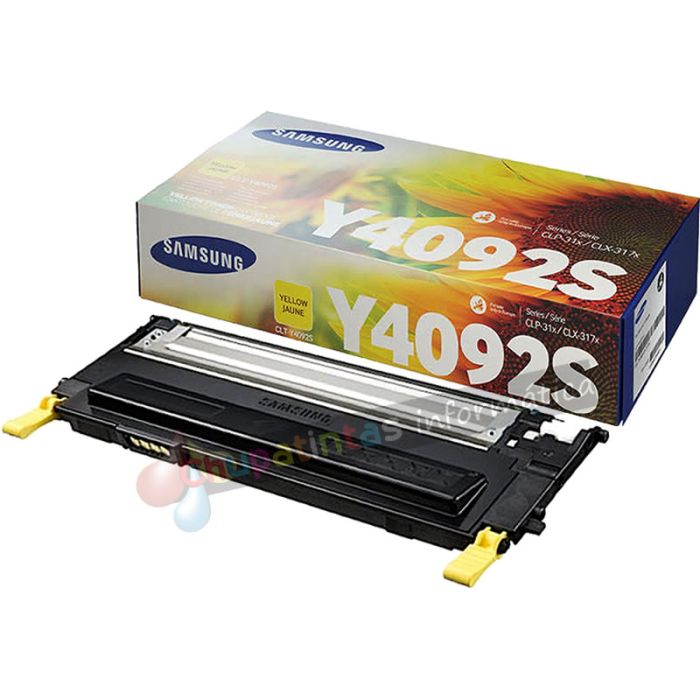 Samsung CLT-Y4092S Amarillo Cartucho de Tóner Original - SU482A