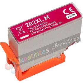 Epson 202XL Magenta Cartucho de Tinta Genérico - Reemplaza C13T02H34010/C13T02F34010