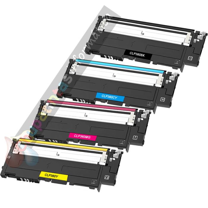 Samsung CLP360/CLX3305 Pack Ahorro 4 Cartuchos de Tóner Genéricos-1