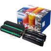 Samsung CLP415/CLX4195 Pack de 4 Cartuchos de Toner Originales - CLT-P504C/SU400A