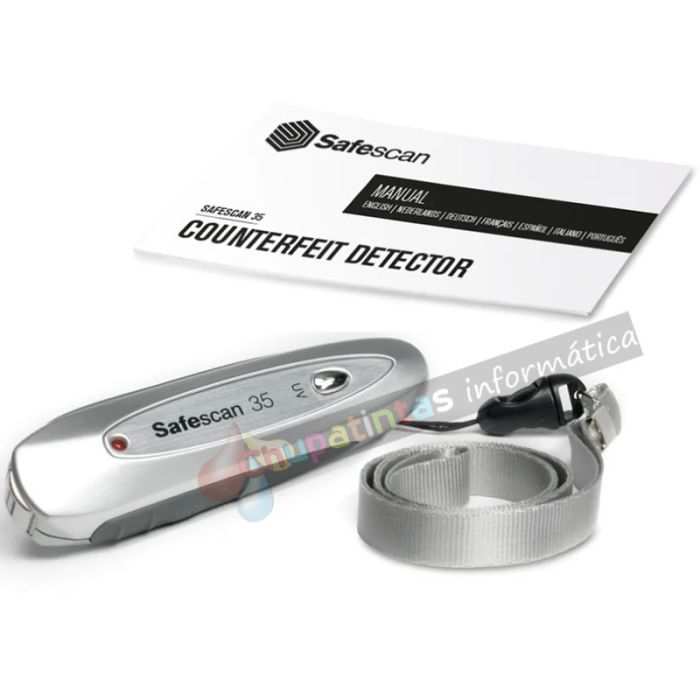 Safescan 35 Detector Portátil de Billetes Falsos - Verificación de Marcas de Agua, Tinta Magnética e Hilo Magnético -4