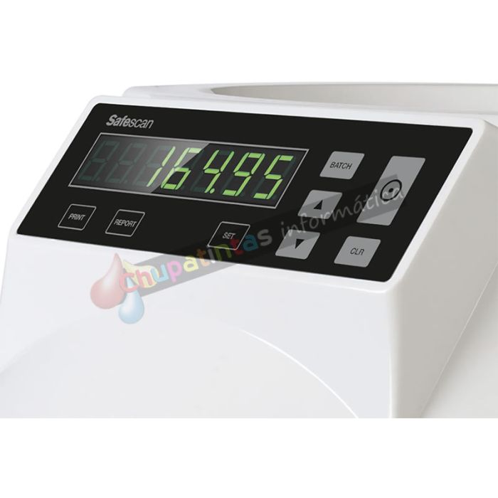 Safescan 1250 Contadora y Clasificadora de Monedas - 220 Monedas por Minuto - Capacidad hasta 500 Monedas-2
