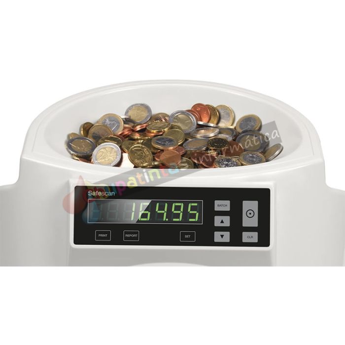 Safescan 1250 Contadora y Clasificadora de Monedas - 220 Monedas por Minuto - Capacidad hasta 500 Monedas-3