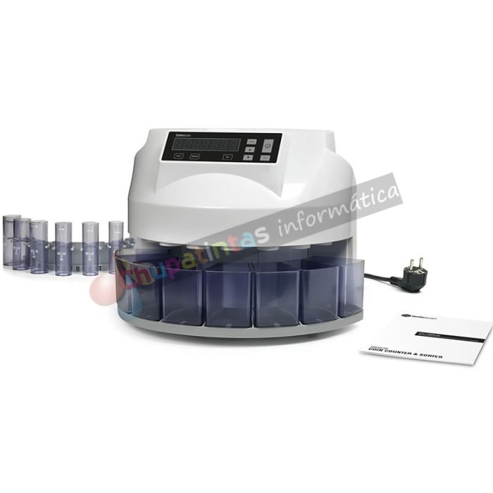 Safescan 1250 Contadora y Clasificadora de Monedas - 220 Monedas por Minuto - Capacidad hasta 500 Monedas-5