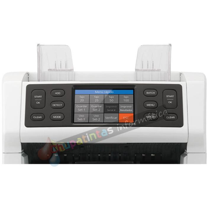 Safescan 2865-S Contadora de Billetes Euro Mezclados - Capacidad hasta 500 Billetes - 1200 Billetes pm  - Detección de Falsos-3