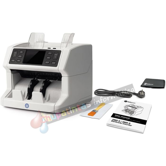 Safescan 2865-S Contadora de Billetes Euro Mezclados - Capacidad hasta 500 Billetes - 1200 Billetes pm  - Detección de Falsos-5