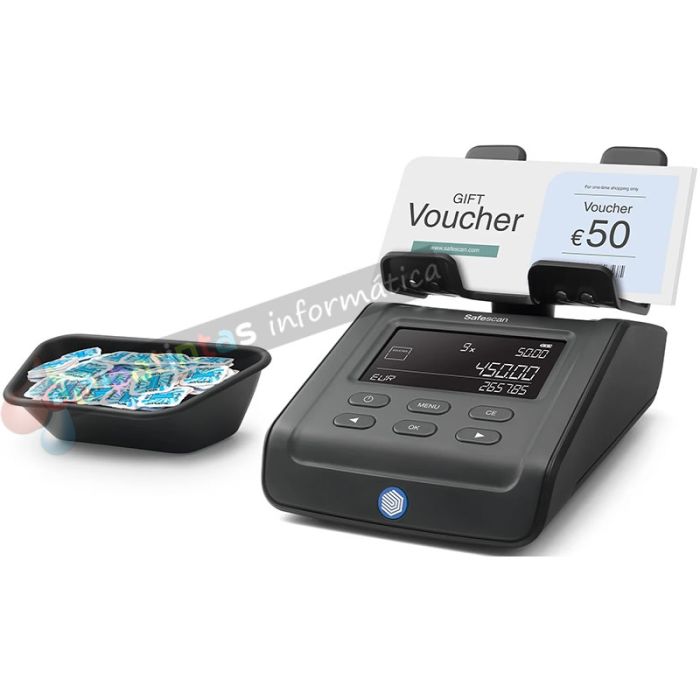 Safescan 6175 Balanza Contadora de Dinero - Cuenta Billetes y Monedas por su Peso - También Artículos no Monetarios-3