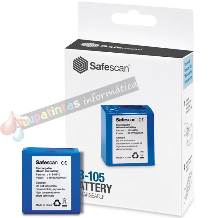 Safescan LB-105 Batería Recargable para Detector de Billetes Falsos-2