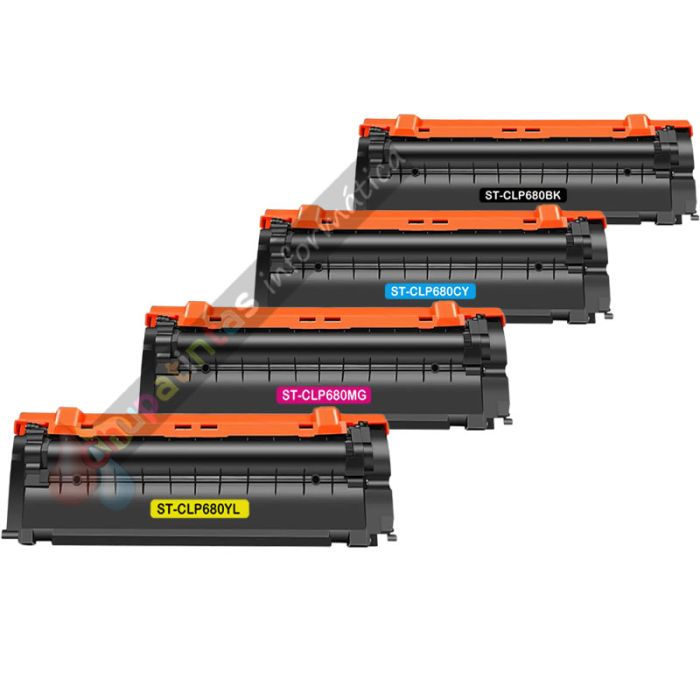Samsung CLP680/CLX6260 Pack de 4 Cartuchos de Tóner Genéricos