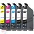 Epson 603XL Pack Ahorro 5 Cartuchos de Tinta Genéricos