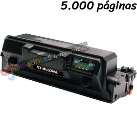 Samsung MLT-D204E/MLT-D204U Negro Cartucho de Tóner Genérico - Reemplaza SU925A/SU945A-1