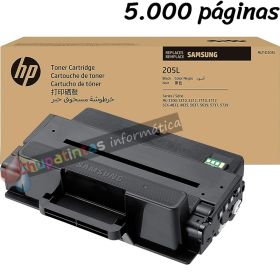 Samsung MLT-D205L Negro Cartucho de Tóner Original - SU963A