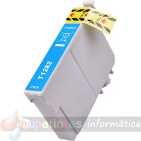 Epson T1282 Cyan Cartucho de Tinta Genérico - Reemplaza C13T12824012-1