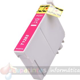 Epson T1283 Magenta Cartucho de Tinta Genérico - Reemplaza C13T12834012-1